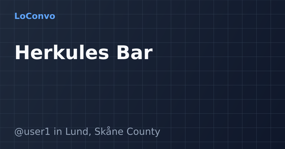 Map preview for Herkules Bar